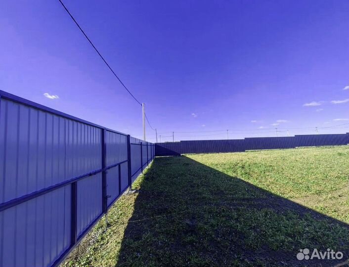 Заборы из профнастила под ключ