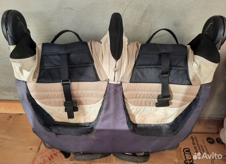 Прогулочная коляска для двойни бу