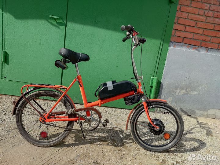 Велосипед складной Кама СССР, электро