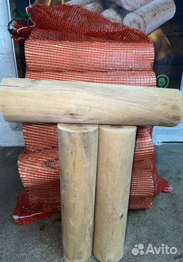 Дрова березовые в сетках