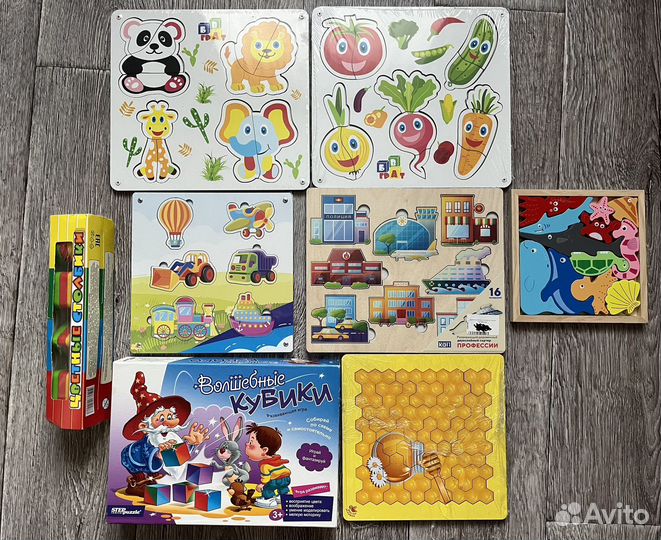 Развивающие деревянные игрушки