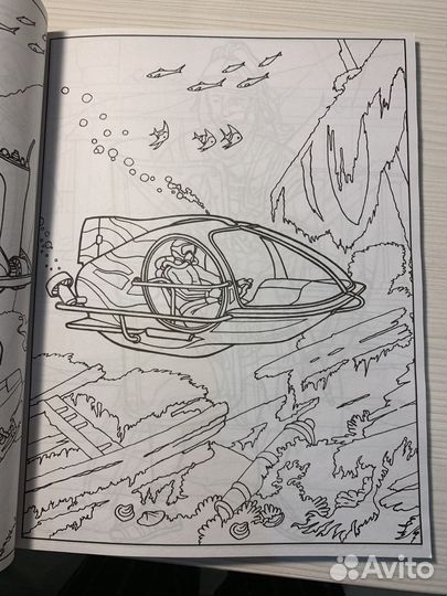 Большая раскраска для мальчиков