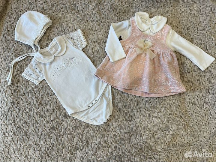 Платье для новорожденной девочки 1 -2 месяца