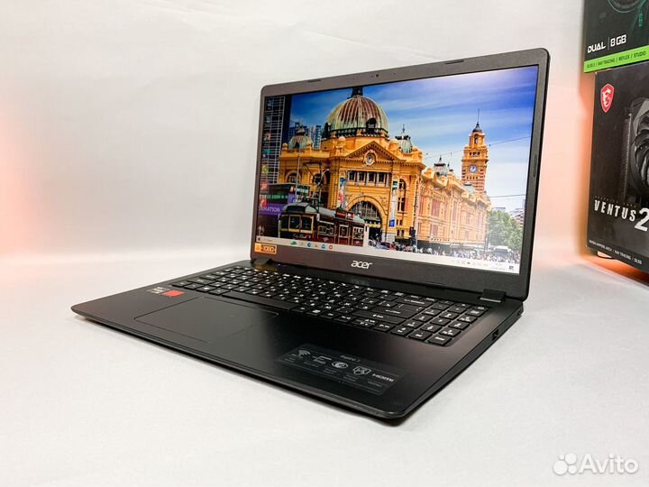 Ноутбук Acer Ryzen 5/Radeon 540X-2Gb/8Gb/SSD/Гаран