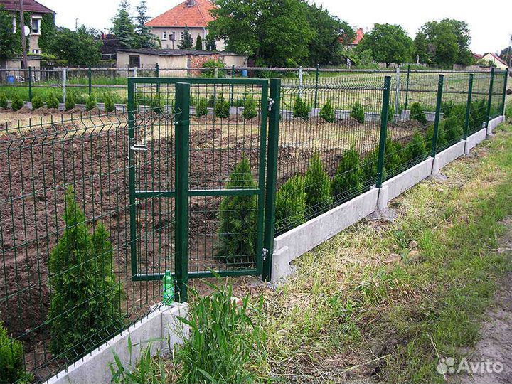 Установка заборов. Рабица, штакетник, профнастил