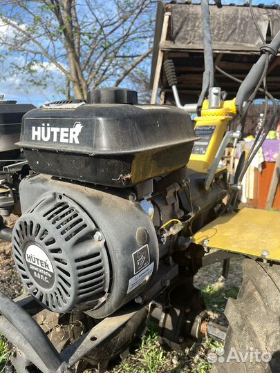 Мотоблок Huter c прицепом