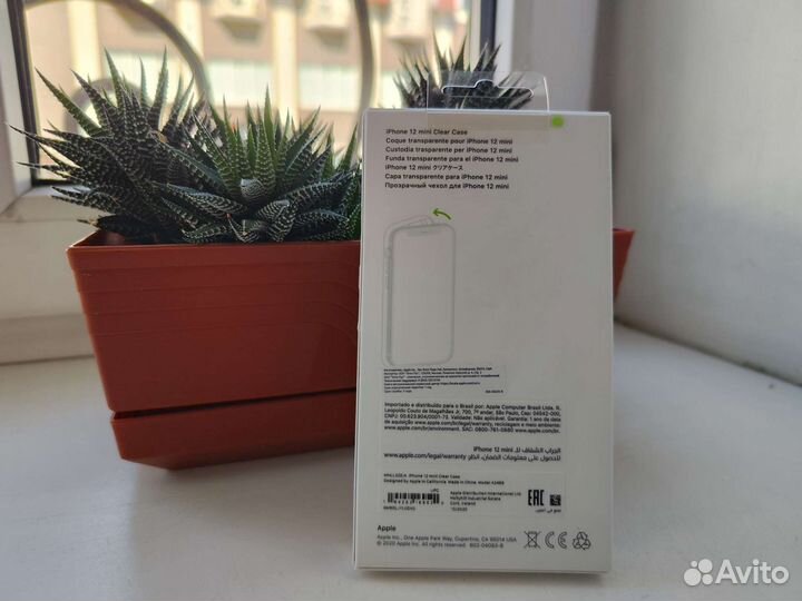 Чехол новый Apple iPhone 12 mini, прозрачный