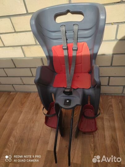 Велокресло bellelli до 22 кг