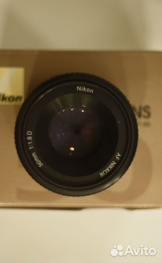 Объектив Nikon AF nikkor 50mm f/1.8D