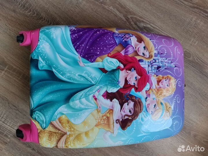Чемодан детский Принцессы Диснея с рюкзаком