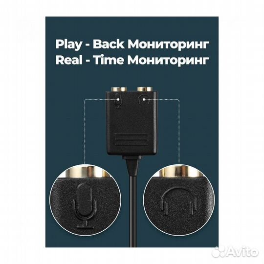 Петличный микрофон Raylab Rec. DH LavMic двойной 6