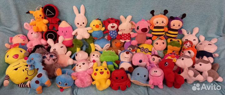 Разные мягкие игрушки