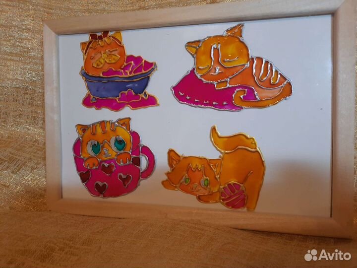 Картина открытка витражи