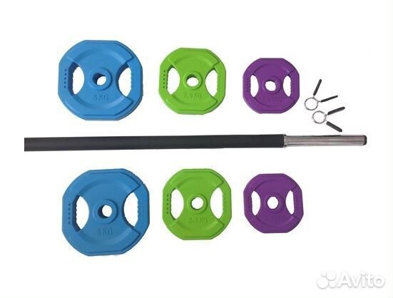 Памп-штанга для фитнеса весом 20 кг