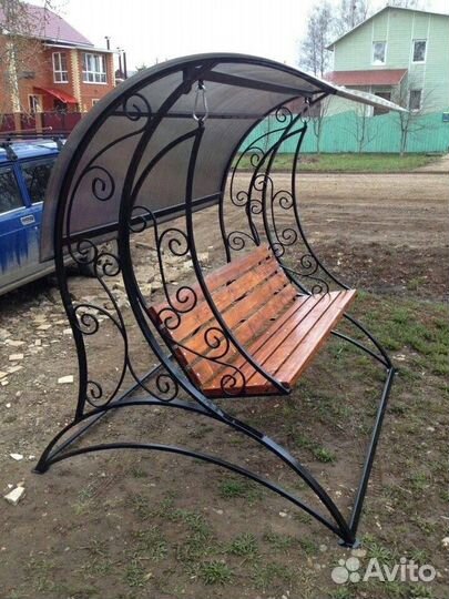 Качели кованые