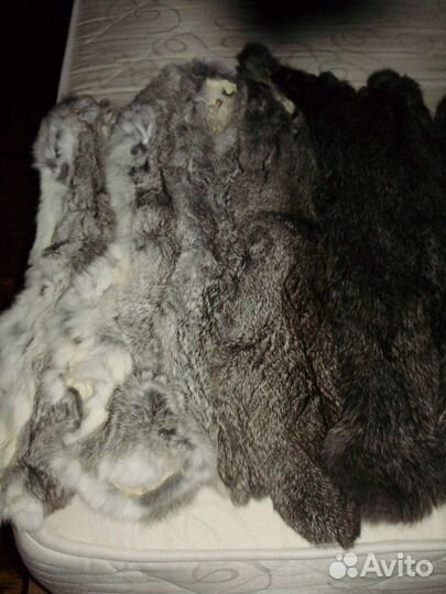 Шкурки кролика выделанные