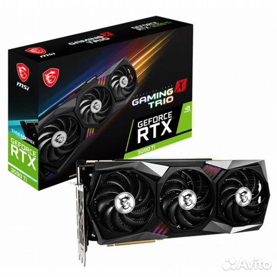 Видеокарта MSI RTX 3090 Ti gaming X trio 24G