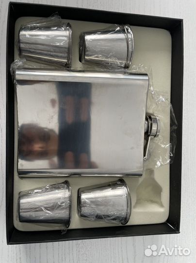 Фляжка из нержавейки 18 oz