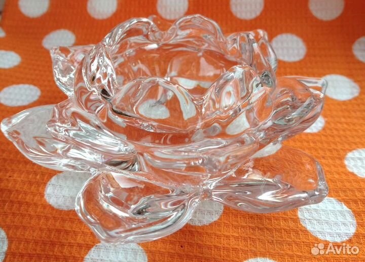 Подсвечник хрусталь 12 лепестков