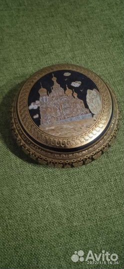 Шкатулка, керамика, Спас на Крови