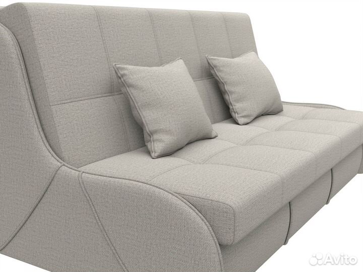 Диван прямой аккордеон Риттэр 160, рогожка, амур бежевый