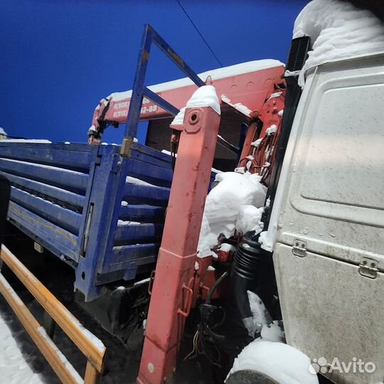 Бортовой грузовик КАМАЗ 4308 с КМУ UNIC, 2005