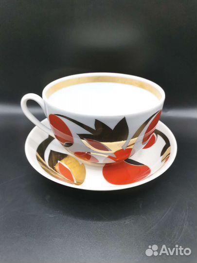 Чайная пара Вербилки Яблоки Большая СССР