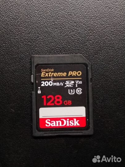 Карта памяти SanDisk Extreme Pro 128Gb 200Mb/s