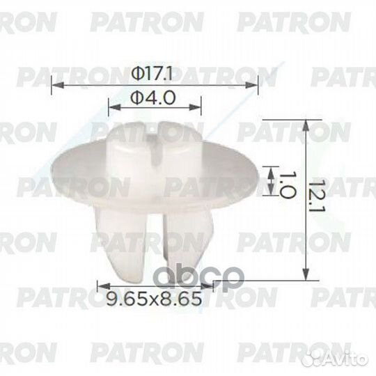 Скоба пластиковая Toyota Пименяемость: решетка