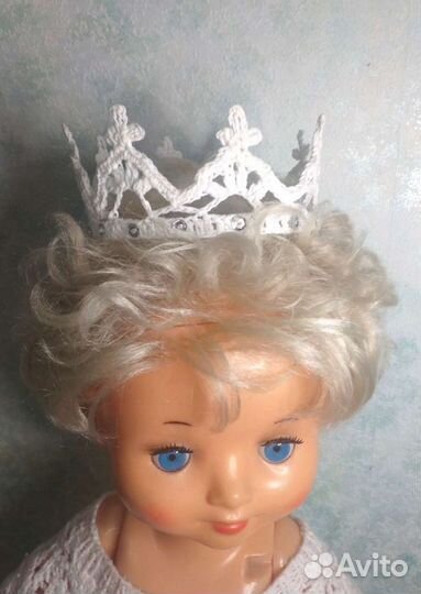 Корона вязаная