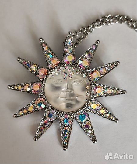 Брошь кулон с цепочкой Kirks Folly оригинал