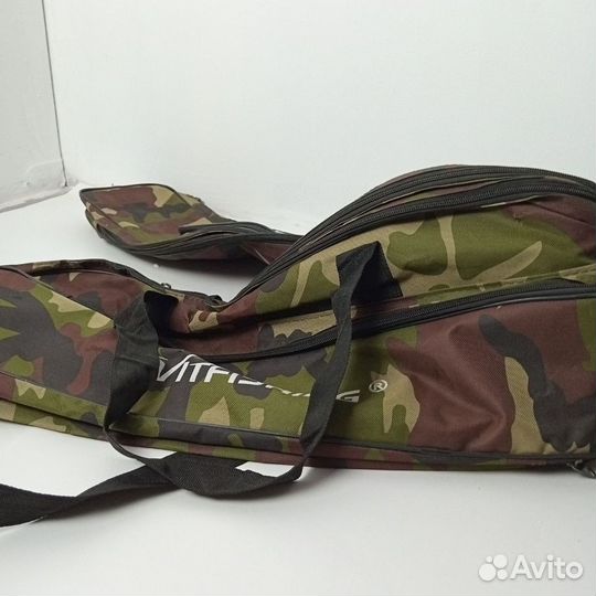 Чехол для снастей, удочек 150 см с 2 отделениями и