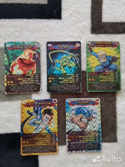 Карточки Человек-Паук (1-2 серий)