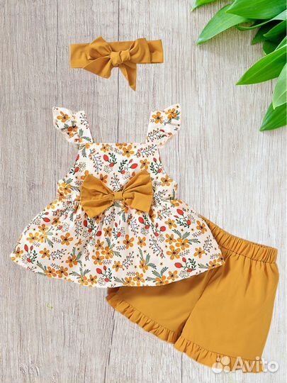 Комплект для девочки из 3-х предметов