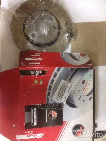 Диск торм.вен.пер.Opel/Vauxhall tb217065 fenox