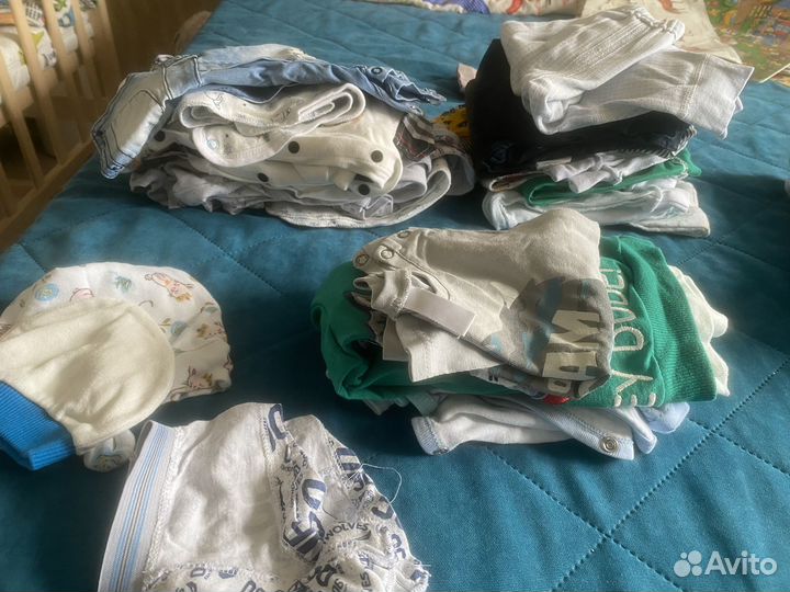 Вещи пакетом на мальчика от 0 до 6 мес