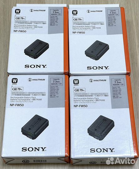 Sony NP-FW50 Новый, Оригинальный