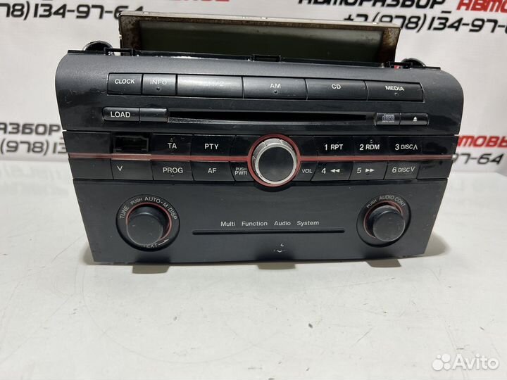 Штатная магнитола Mazda 3 BK