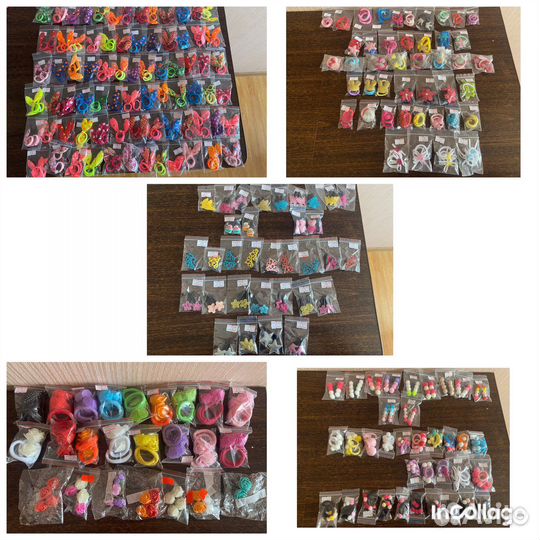 Заколки резинки новые