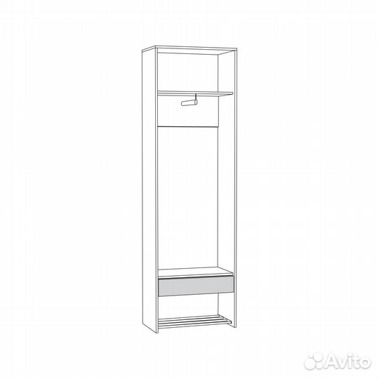 Шкаф для одежды Трувор новый в прихожую