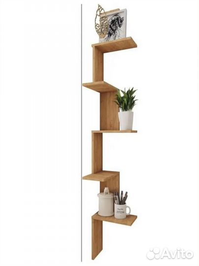Полка настенная угловая