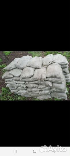 Навоз перегной в мешках конский