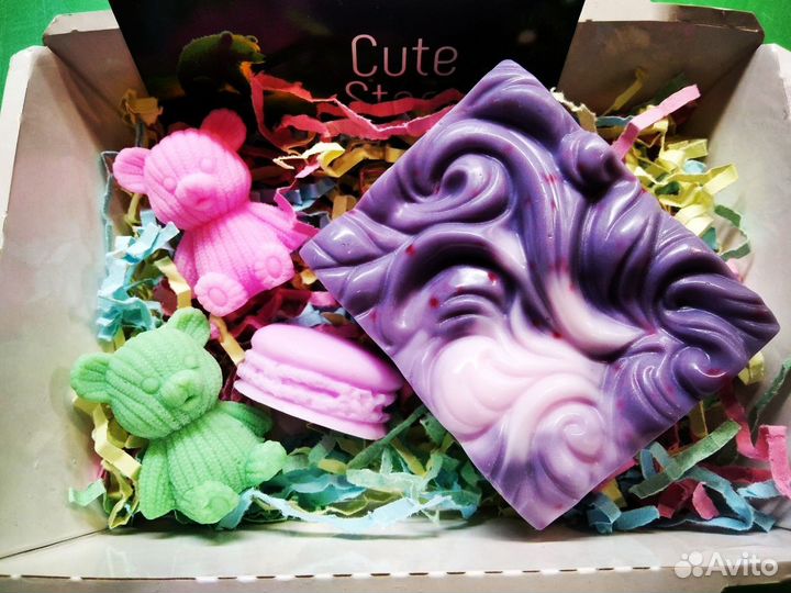 Мыло ручной работы набор с микшками