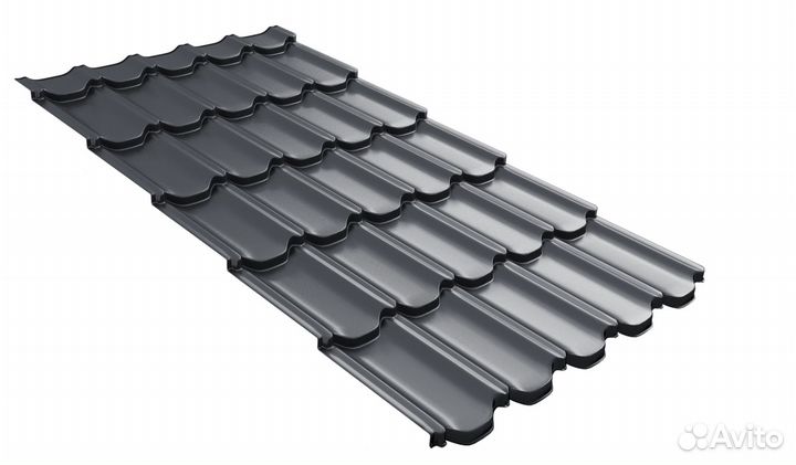 Металлочерепица 7024 Матовая (Цена за лист)