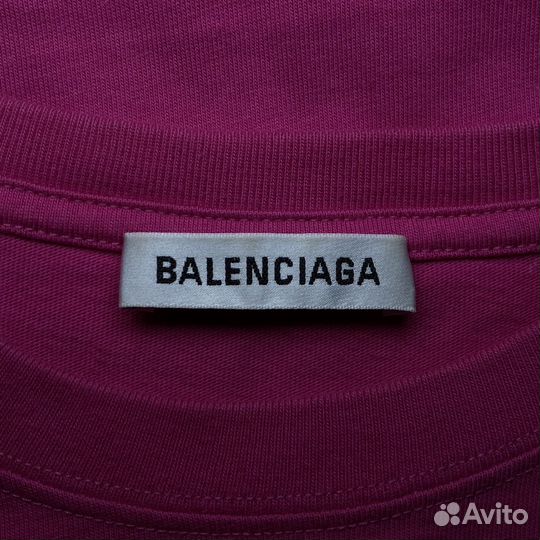 Balenciaga Розовая Футболка Оригинал