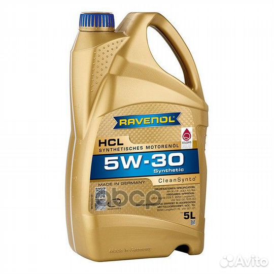 Ravenol HCL SAE 5W-30 Масло моторное синт. 5L R