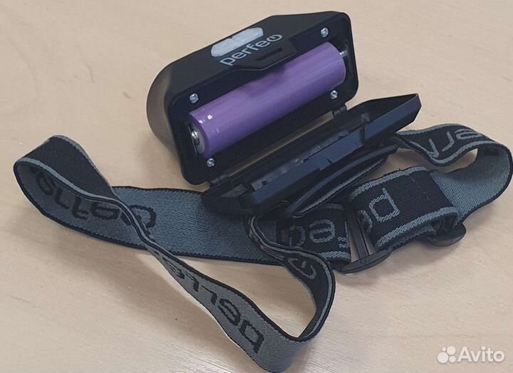 Фонарик налобный аккумуляторный