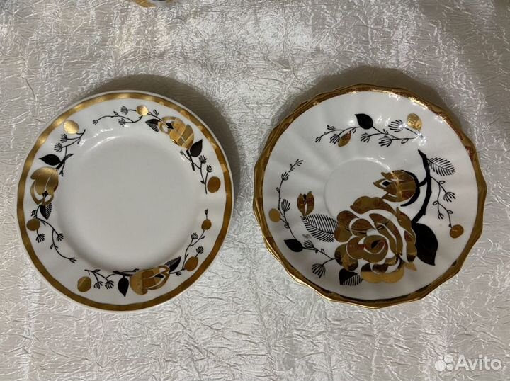 Сервиз чайный Золотая Роза