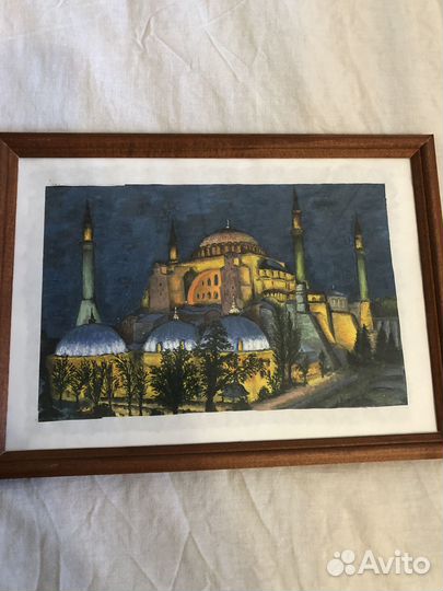 Картина гуашью