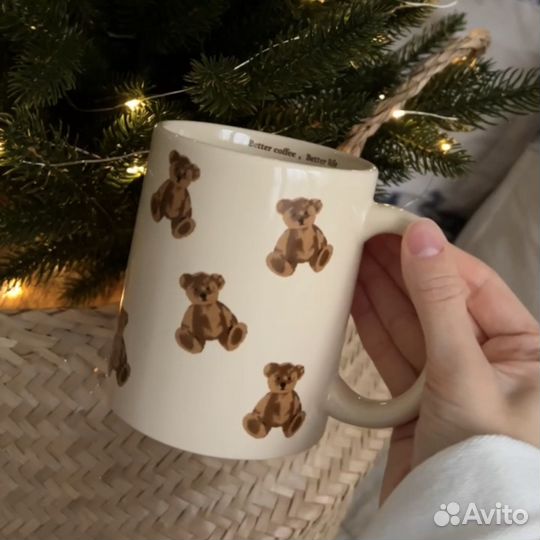 Кружка с мишками тедди